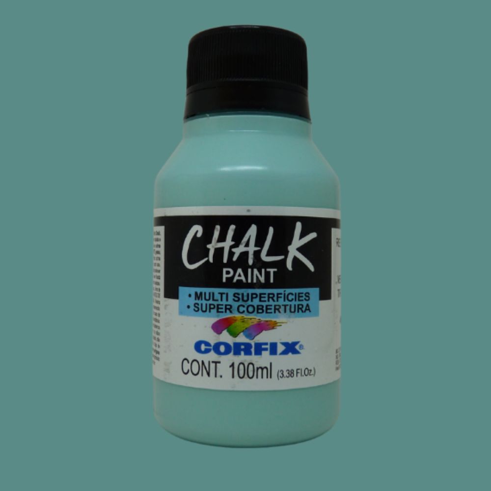 Tinta Chalk Paint Corfix 100ml Acrílico Fosco - Palácio da Arte