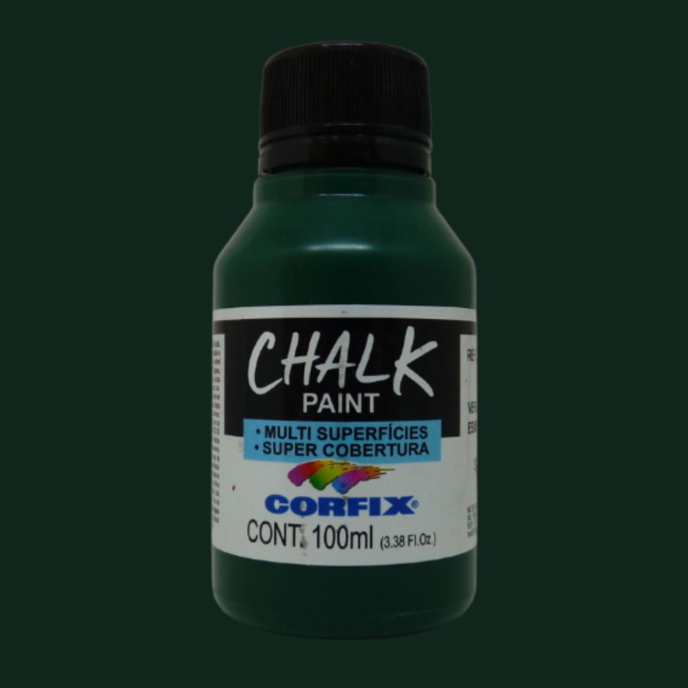 Tinta Chalk Paint Corfix 100ml Acrílico Fosco - Palácio da Arte