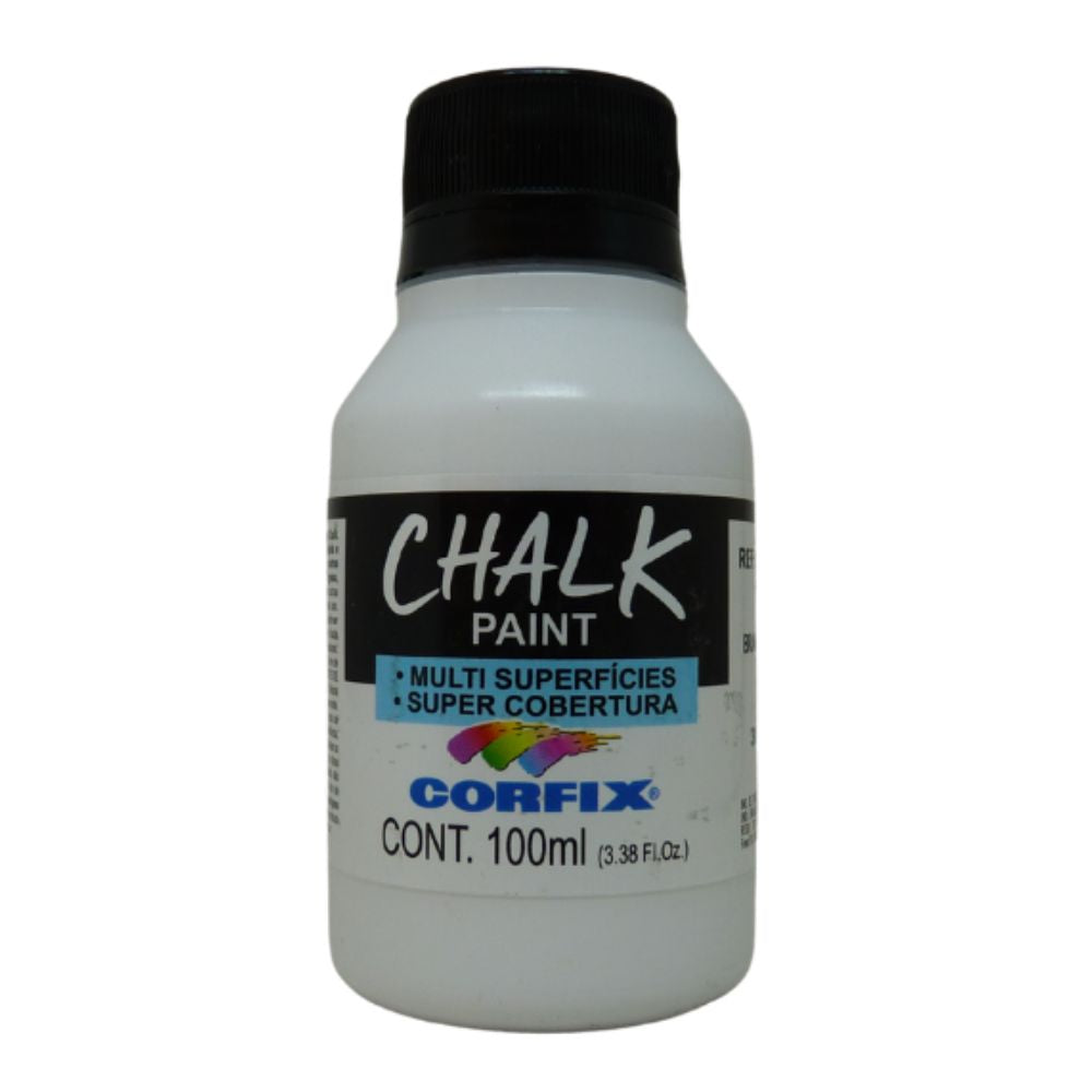 Tinta Chalk Paint Corfix 100ml Acrílico Fosco - Palácio da Arte