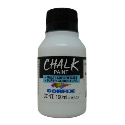 Tinta Chalk Paint Corfix 100ml Acrílico Fosco - Palácio da Arte