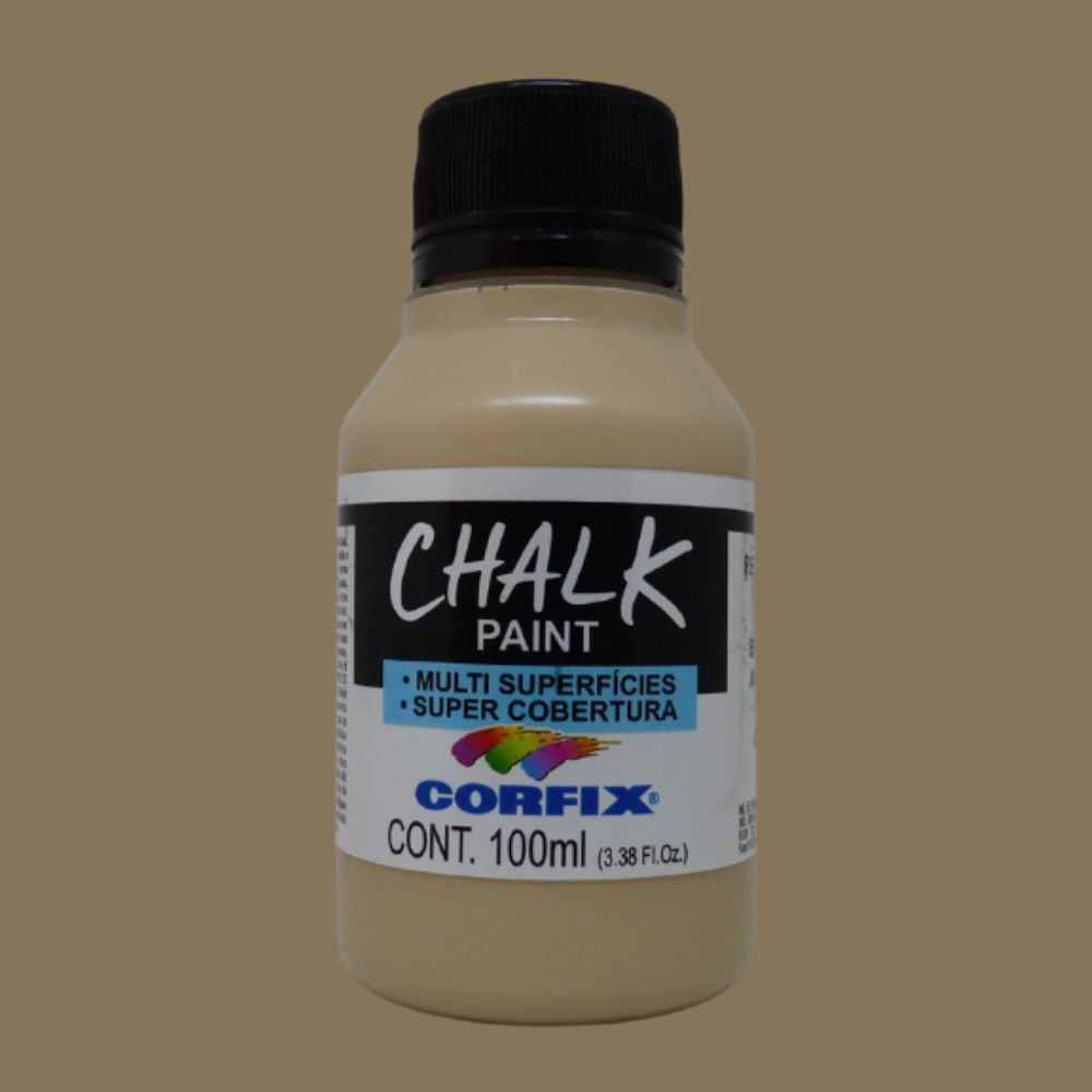 Tinta Chalk Paint Corfix 100ml Acrílico Fosco - Palácio da Arte