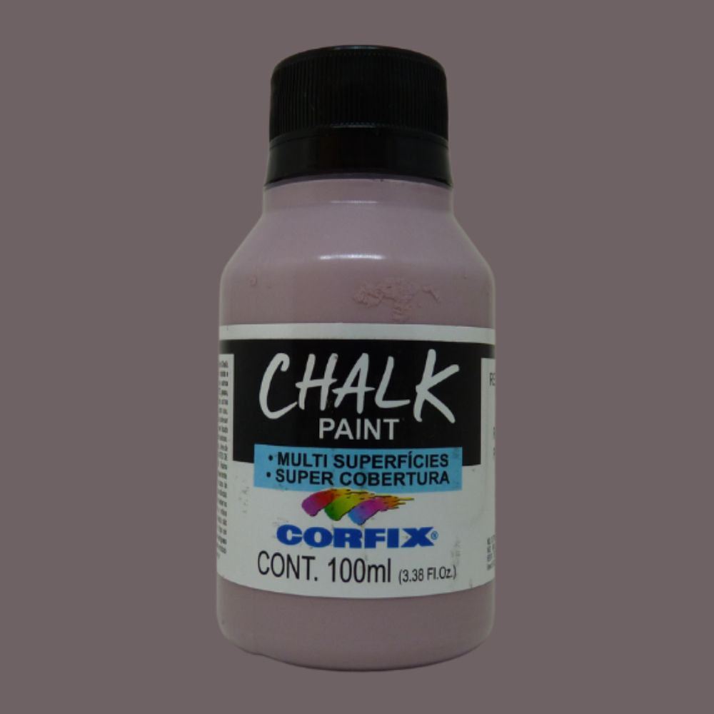 Tinta Chalk Paint Corfix 100ml Acrílico Fosco - Palácio da Arte