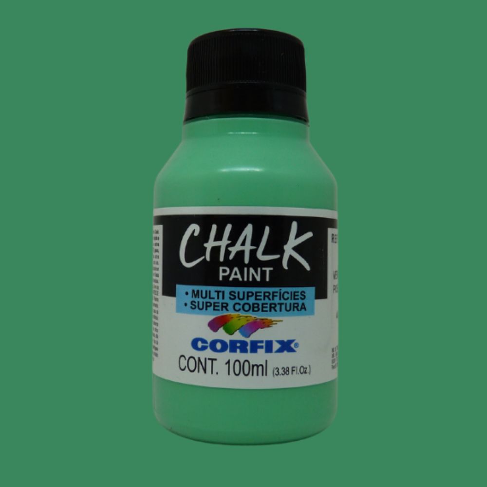 Tinta Chalk Paint Corfix 100ml Acrílico Fosco - Palácio da Arte