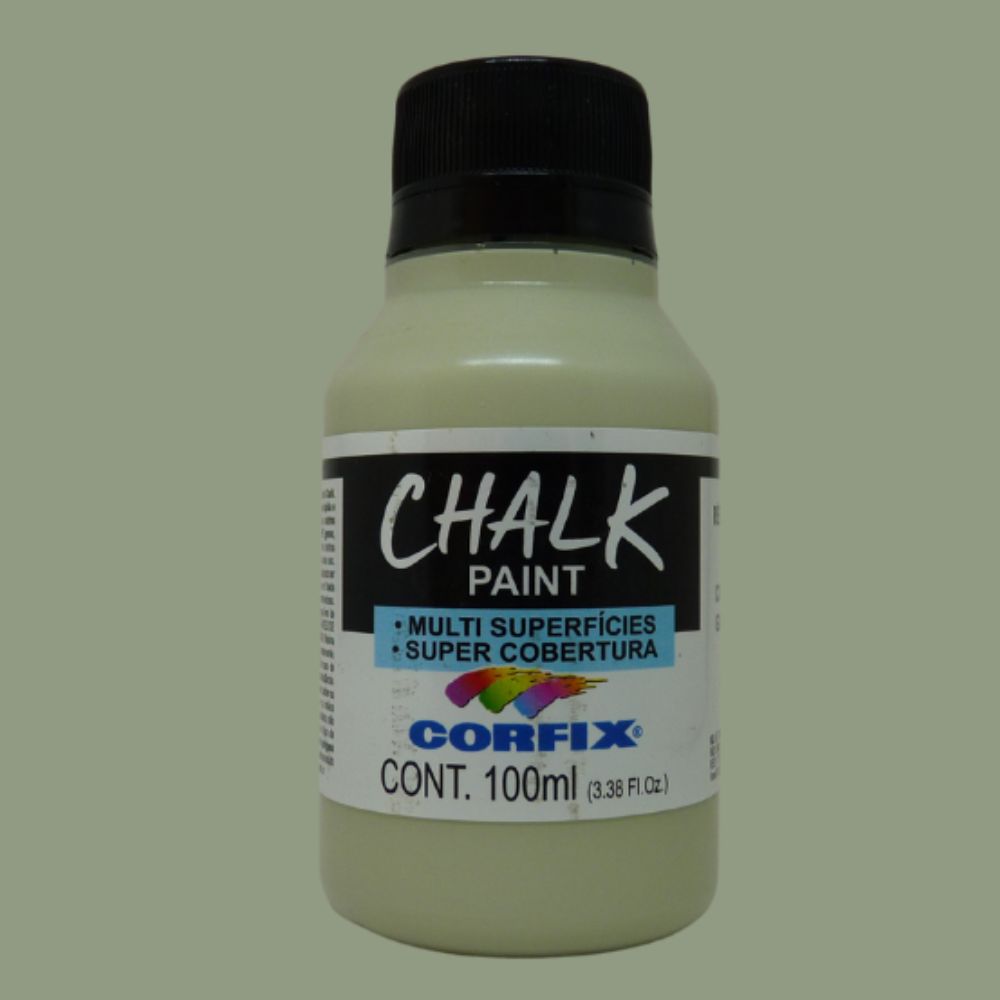 Tinta Chalk Paint Corfix 100ml Acrílico Fosco - Palácio da Arte