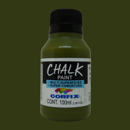 Tinta Chalk Paint Corfix 100ml Acrílico Fosco - Palácio da Arte