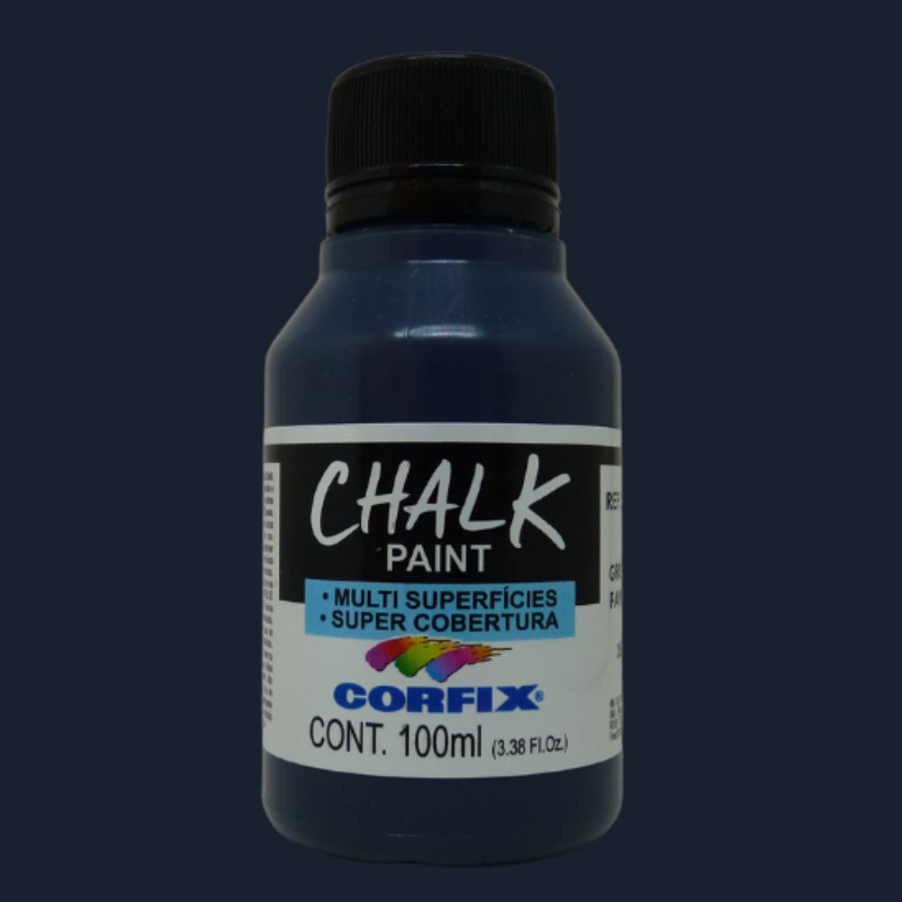 Tinta Chalk Paint Corfix 100ml Acrílico Fosco - Palácio da Arte