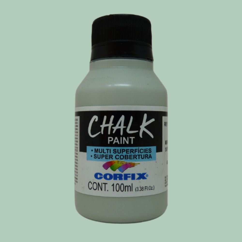 Tinta Chalk Paint Corfix 100ml Acrílico Fosco - Palácio da Arte