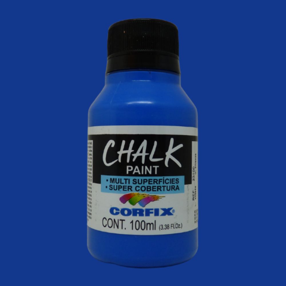 Tinta Chalk Paint Corfix 100ml Acrílico Fosco - Palácio da Arte