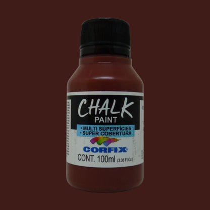 Tinta Chalk Paint Corfix 100ml Acrílico Fosco - Palácio da Arte