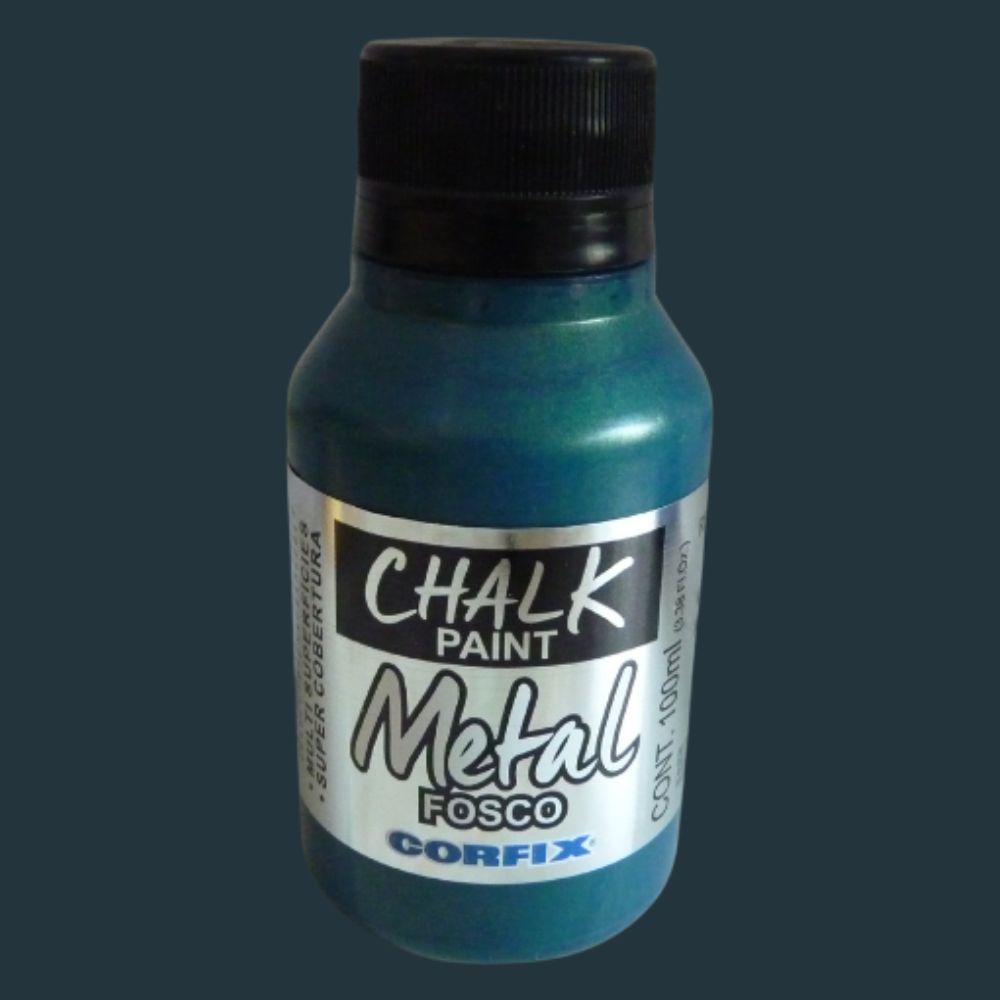 Tinta Chalk Paint Corfix 100ml Metal Fosco - Palácio da Arte