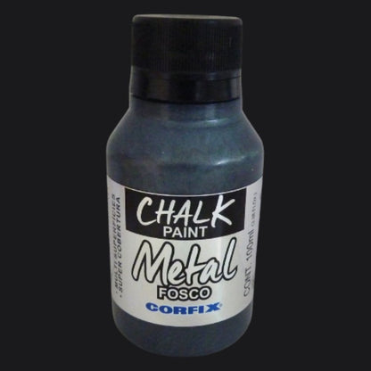 Tinta Chalk Paint Corfix 100ml Metal Fosco - Palácio da Arte