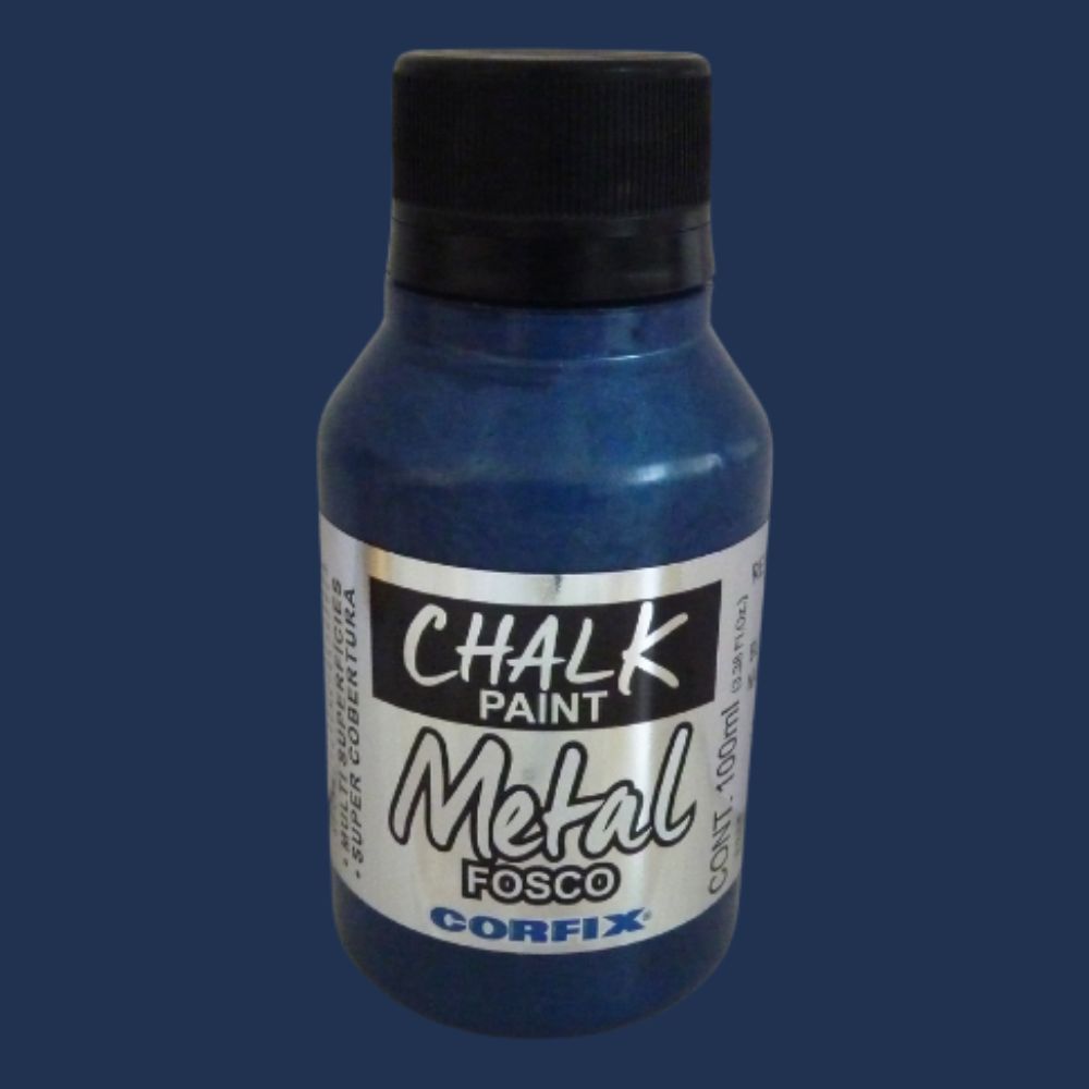 Tinta Chalk Paint Corfix 100ml Metal Fosco - Palácio da Arte
