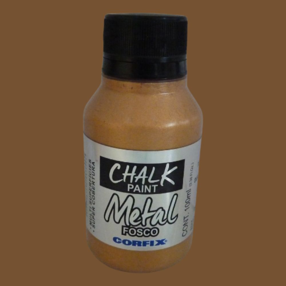 Tinta Chalk Paint Corfix 100ml Metal Fosco - Palácio da Arte