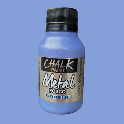 Tinta Chalk Paint Corfix 100ml Metal Fosco - Palácio da Arte