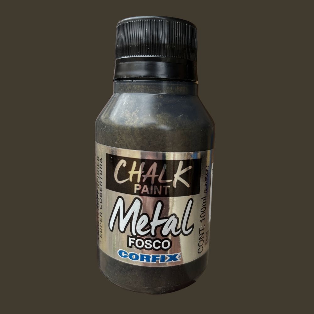 Tinta Chalk Paint Corfix 100ml Metal Fosco - Palácio da Arte