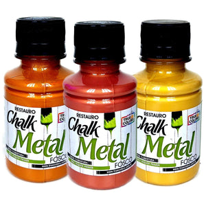 Tinta Chalk True Colors 100ml Metálica - Palácio da Arte