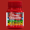 Tinta Craquelex Acrilex 37ml com efeito Craquelado - 507 Vermelho Fogo