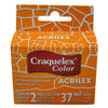 Tinta Craquelex Color Acrilex Kit com 1 Verniz Base e 1 Verniz Craquelador - 517 Laranja