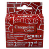 Tinta Craquelex Color Acrilex Kit com 1 Verniz Base e 1 Verniz Craquelador - 508 Vermelho Escarlate