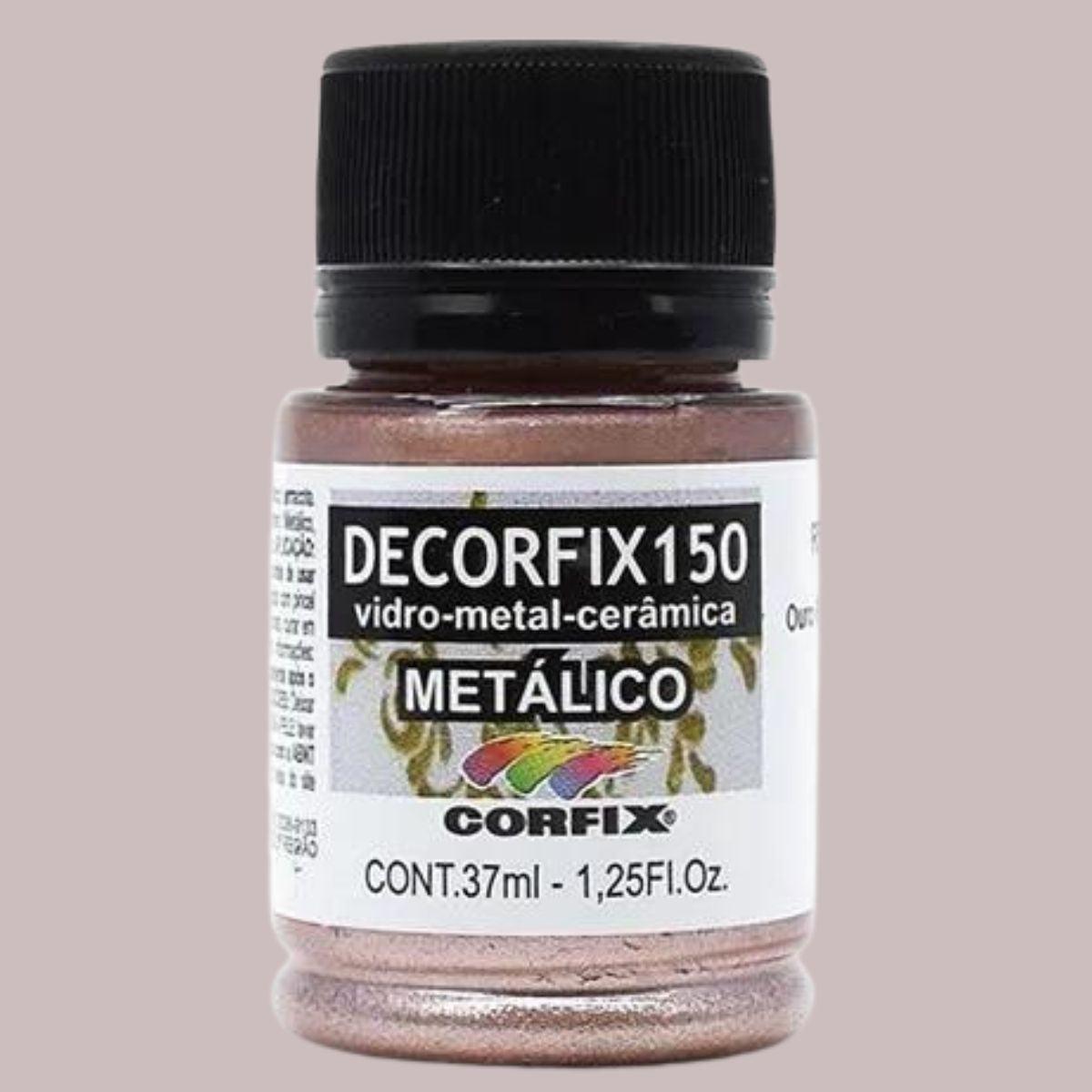 Tinta Decorfix 150 Corfix 37ml Metálica - Palácio da Arte