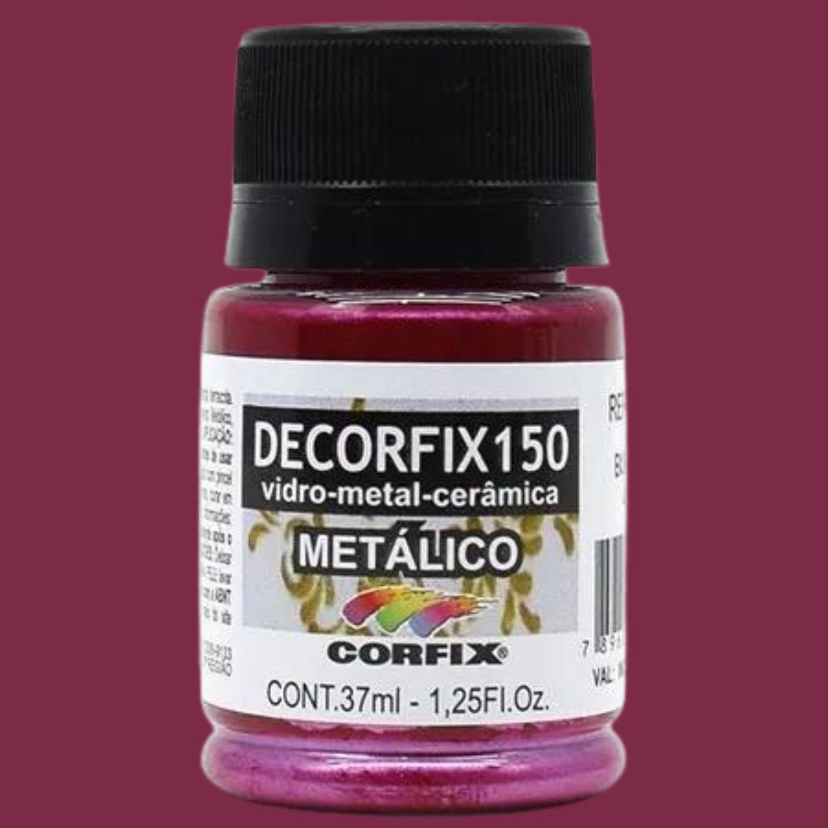 Tinta Decorfix 150 Corfix 37ml Metálica - Palácio da Arte