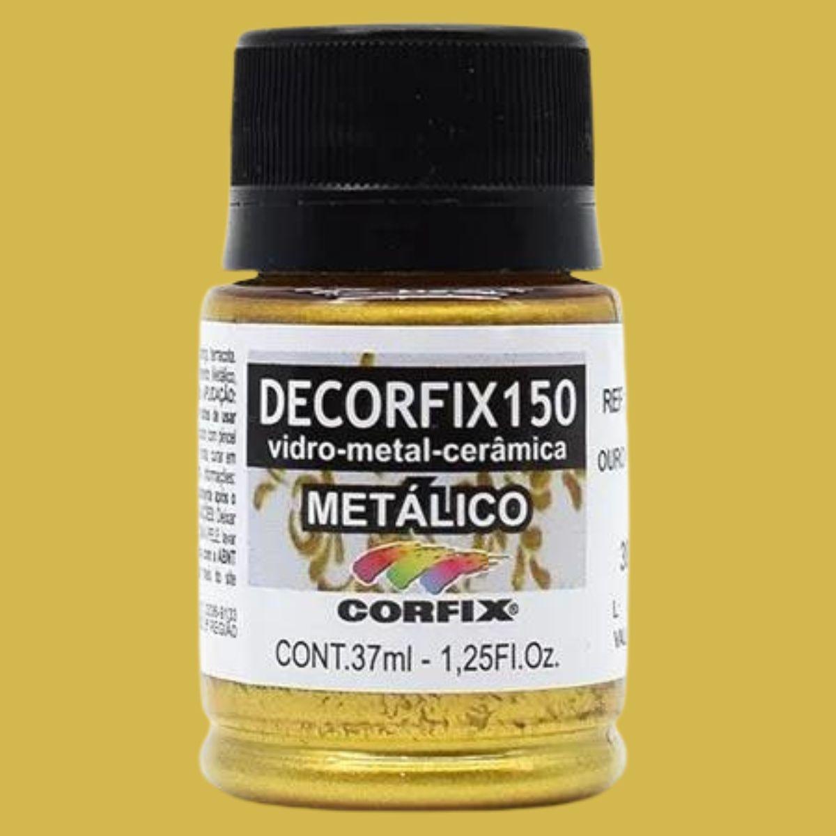 Tinta Decorfix 150 Corfix 37ml Metálica - Palácio da Arte