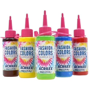 Tinta Fashion Colors Acrilex Silk Tie Dye 60ml - Palácio da Arte