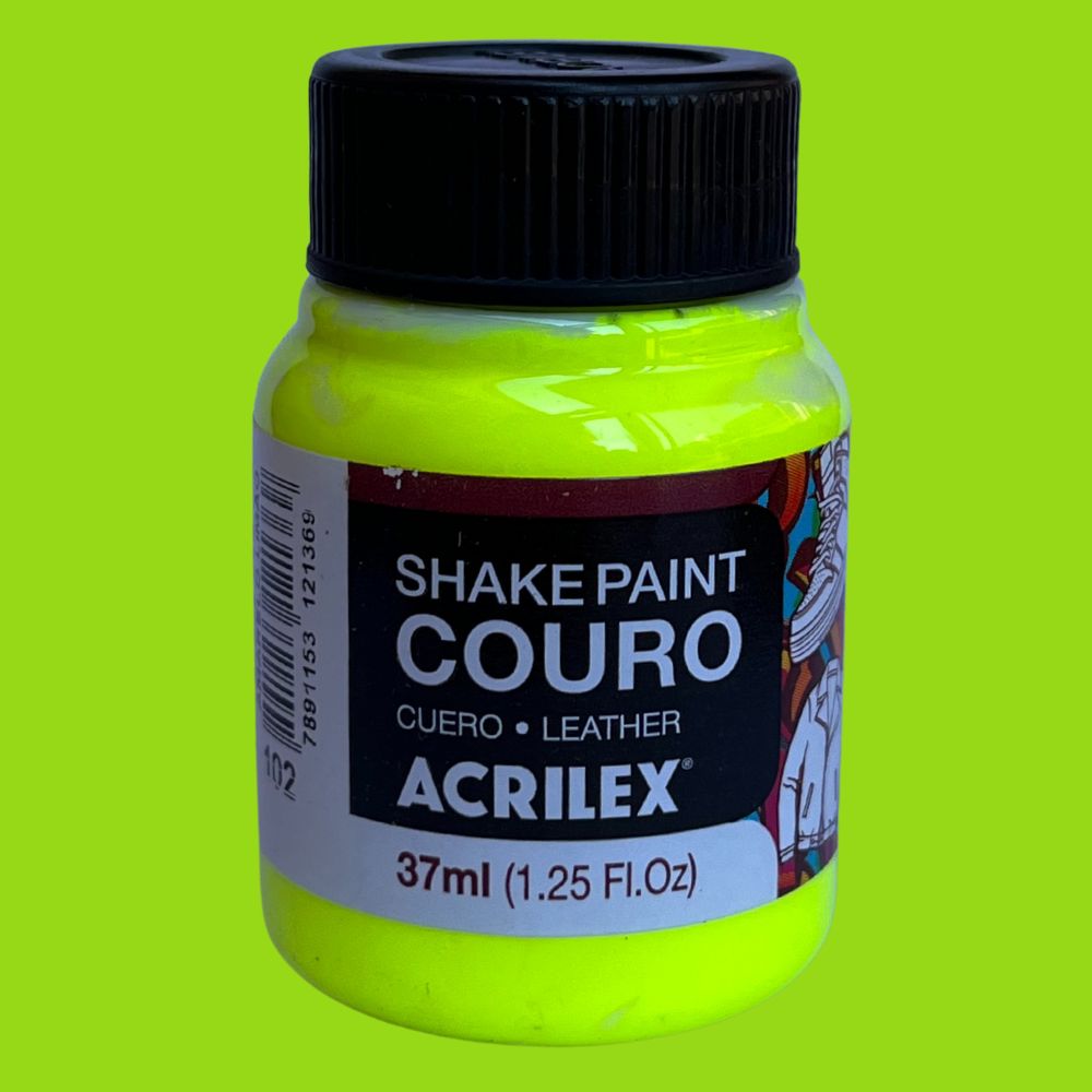 Tinta para Couro Acrilex 37ml Shake Paint - Palácio da Arte