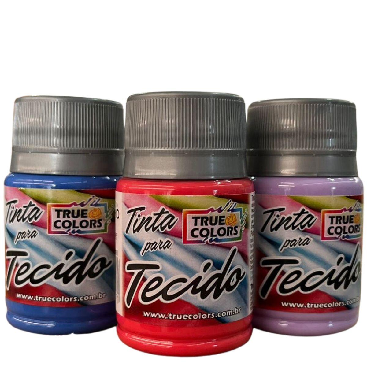 Tinta para Tecido True Colors 37ml Fosca - Palácio da Arte