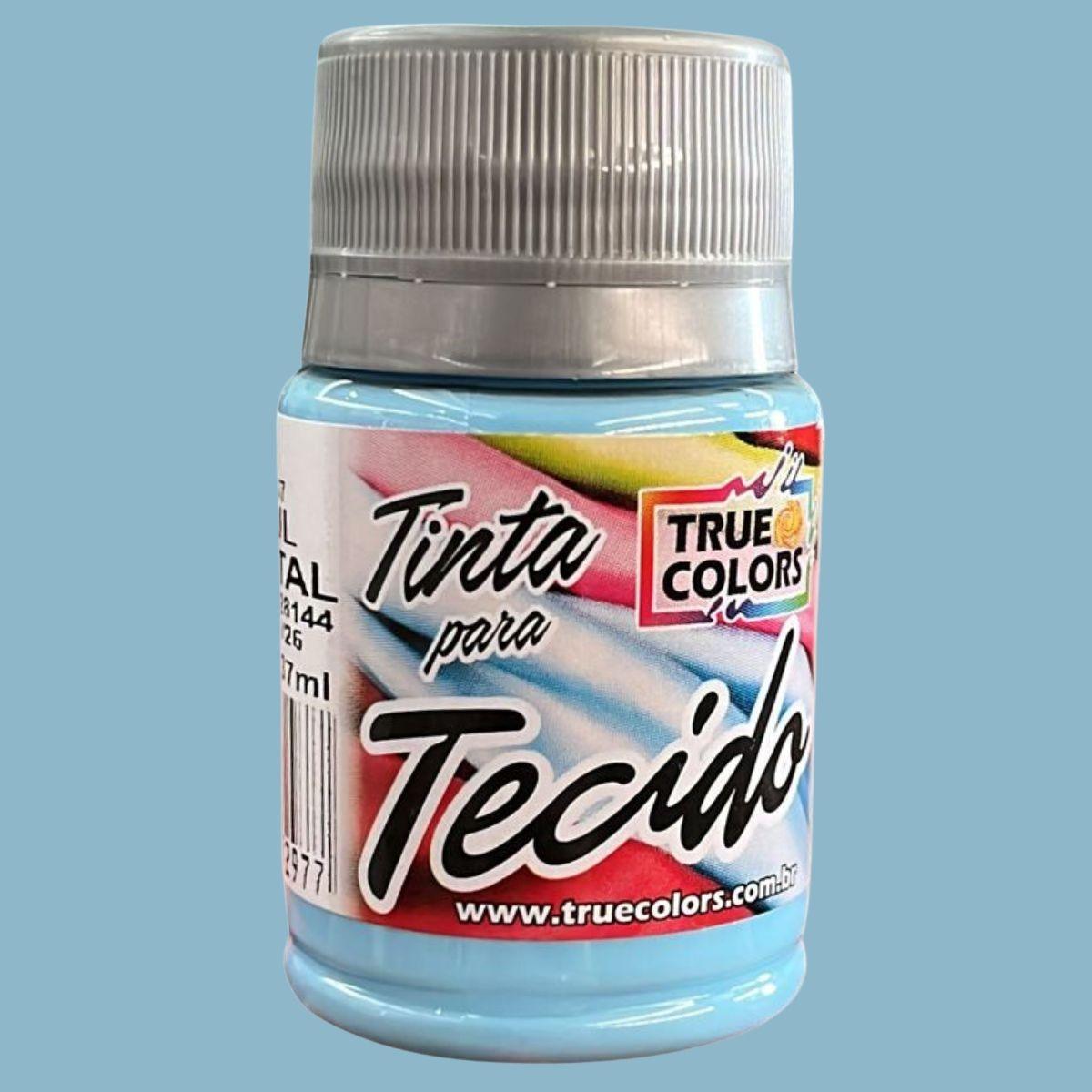 Tinta para Tecido True Colors 37ml Fosca - Palácio da Arte