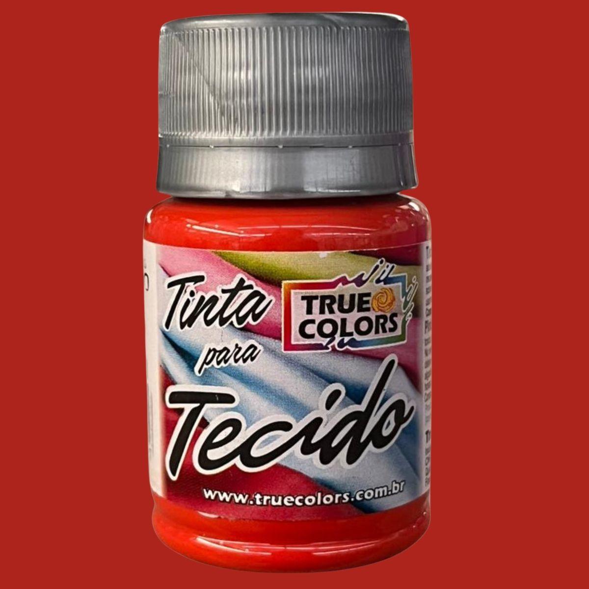Tinta para Tecido True Colors 37ml Fosca - Palácio da Arte