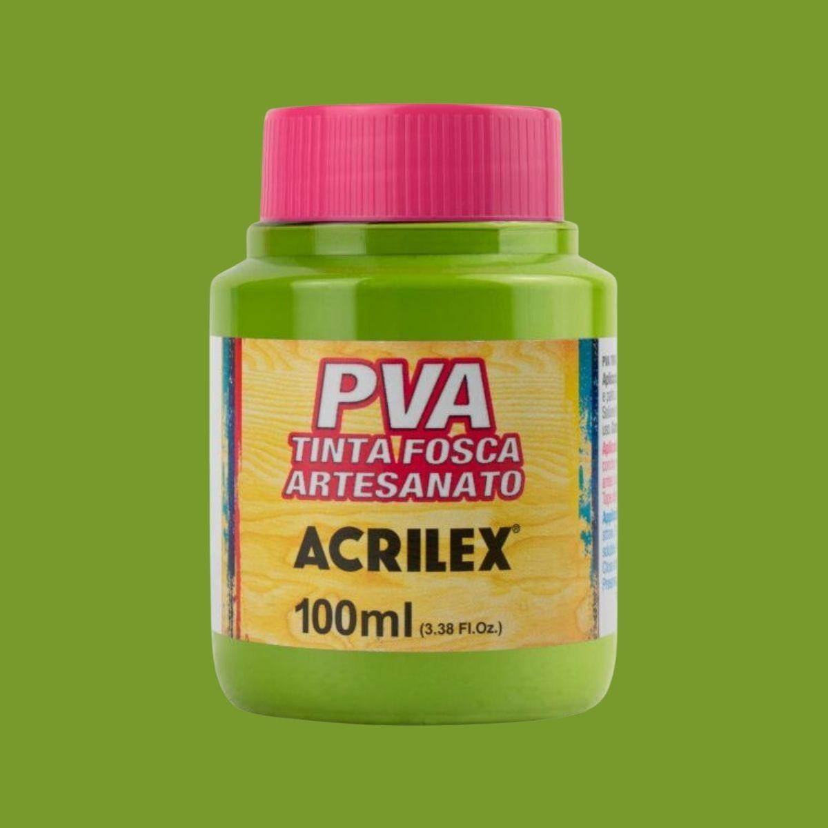 Tinta PVA Acrilex 100ml Fosca Artesanato - Palácio da Arte