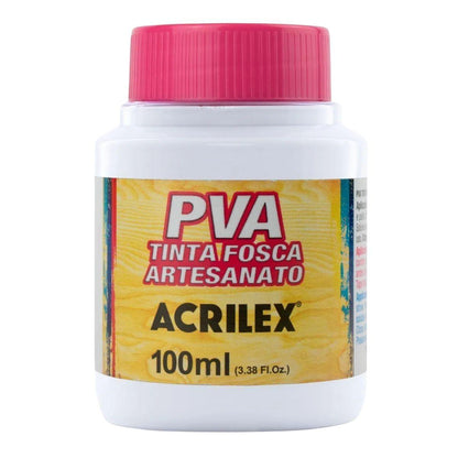 Tinta PVA Acrilex 100ml Fosca Artesanato - Palácio da Arte
