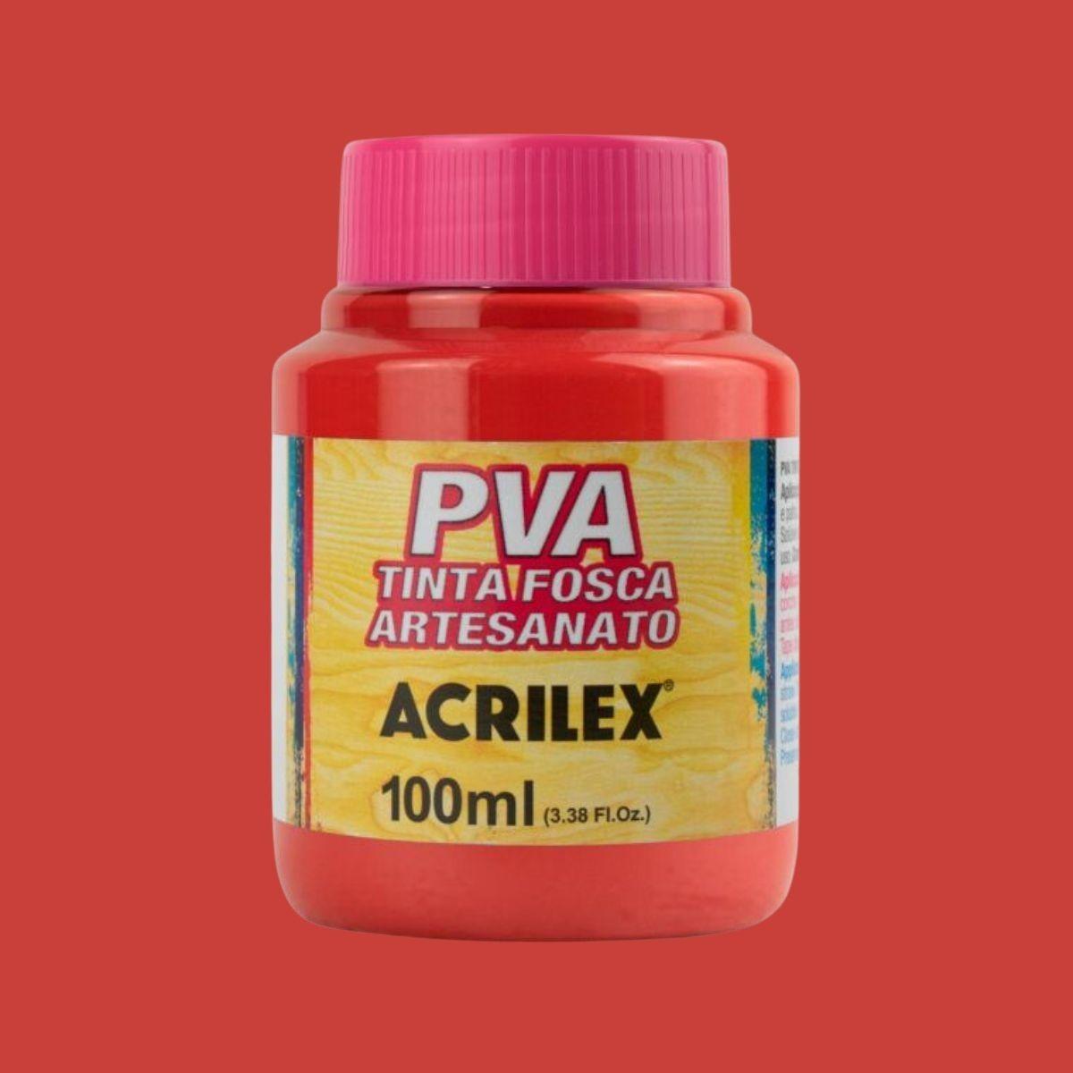Tinta PVA Acrilex 100ml Fosca Artesanato - Palácio da Arte