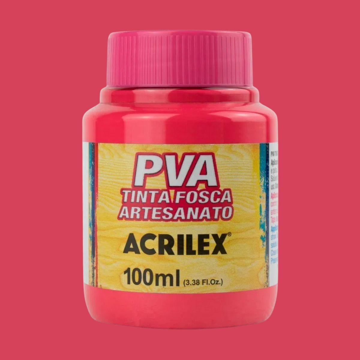 Tinta PVA Acrilex 100ml Fosca Artesanato - Palácio da Arte