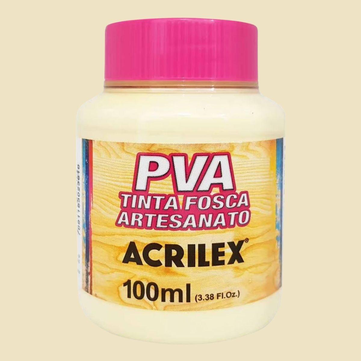 Tinta PVA Acrilex 100ml Fosca Artesanato - Palácio da Arte