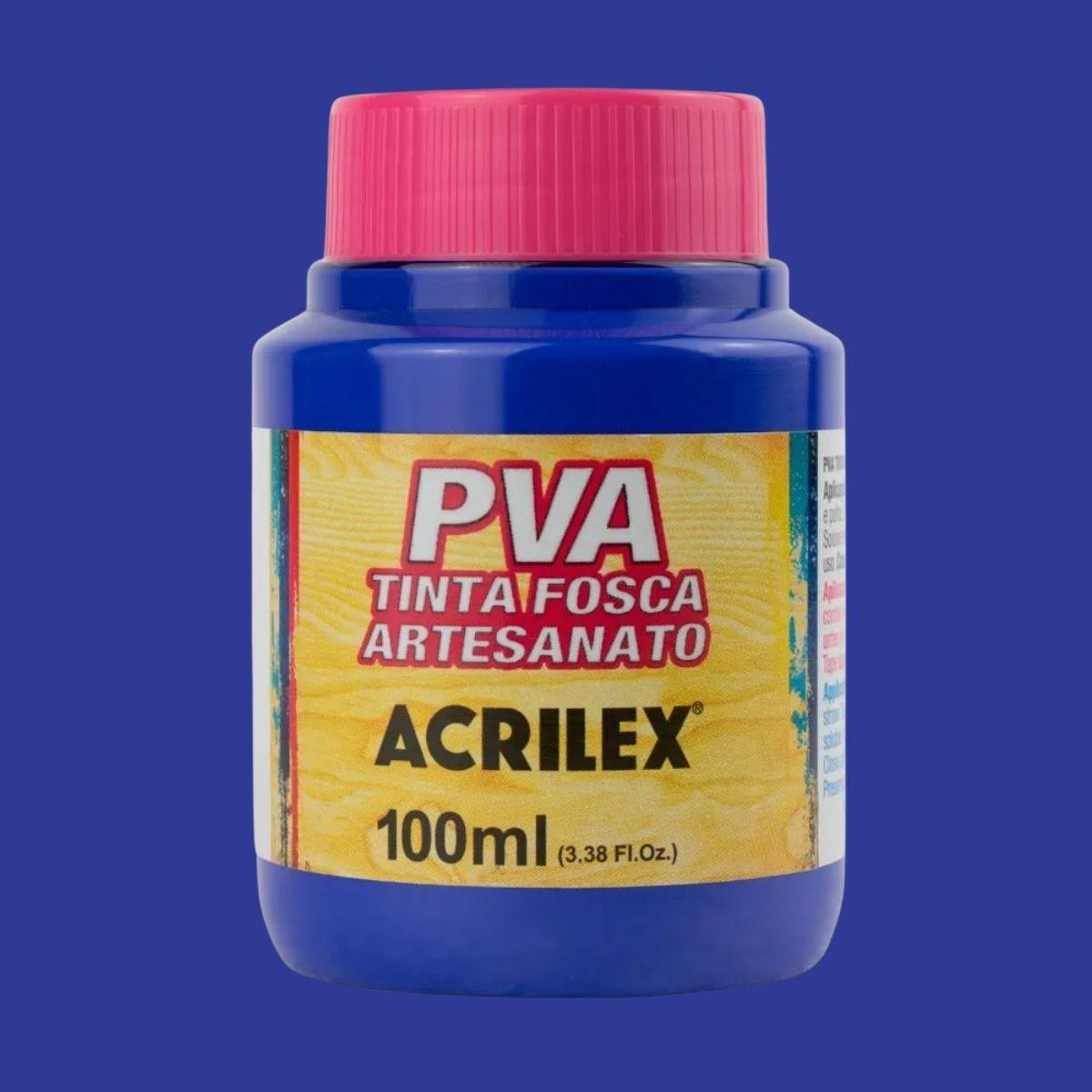 Tinta PVA Acrilex 100ml Fosca Artesanato - Palácio da Arte