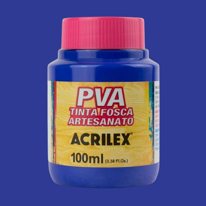 Tinta PVA Acrilex 100ml Fosca Artesanato - Palácio da Arte