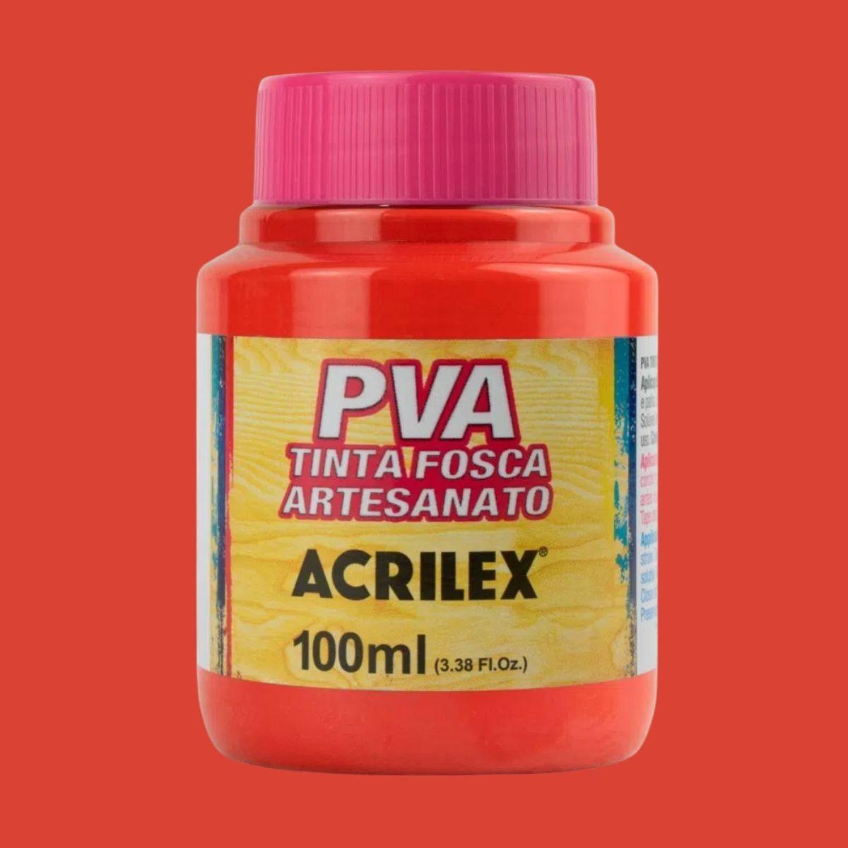 Tinta PVA Acrilex 100ml Fosca Artesanato - Palácio da Arte