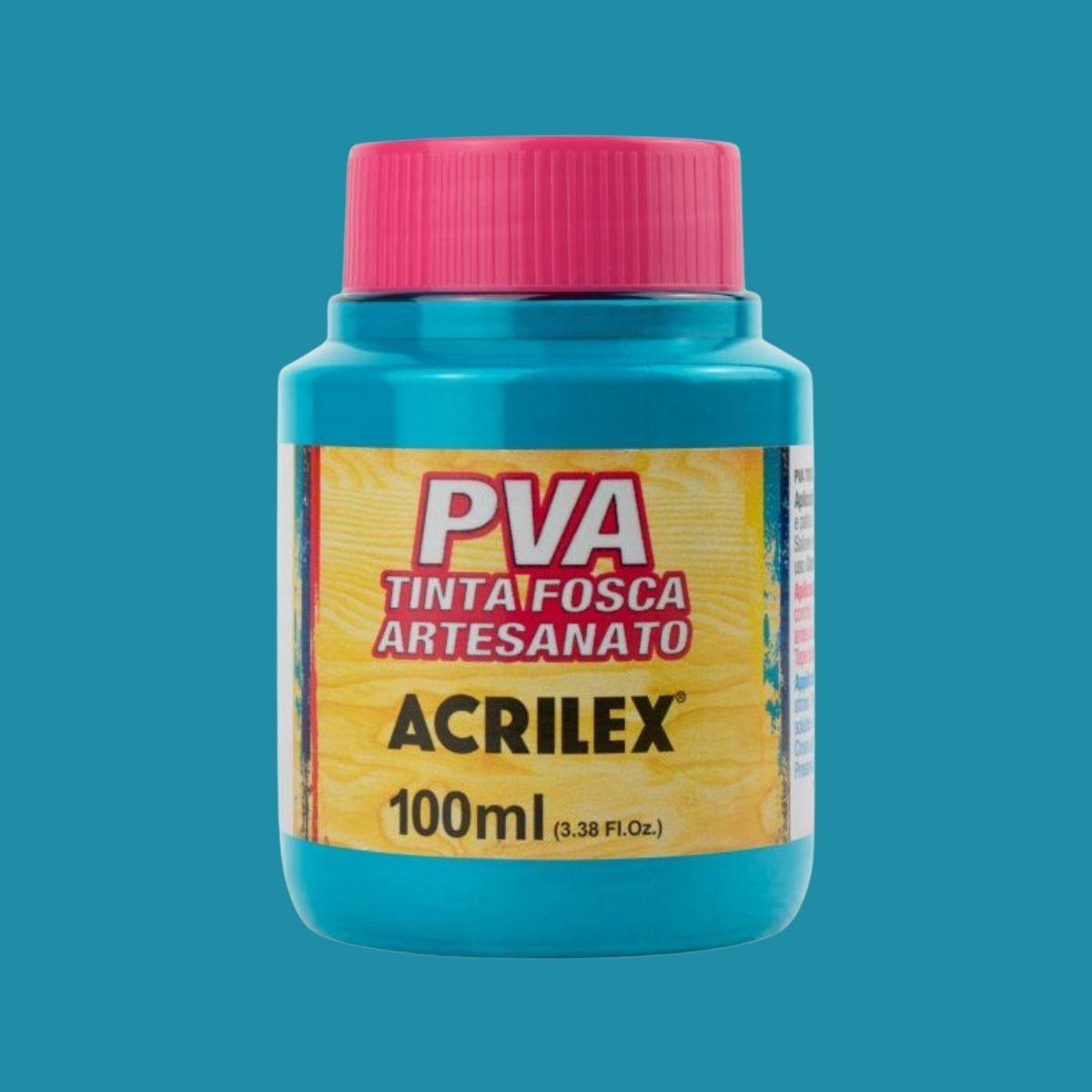 Tinta PVA Acrilex 100ml Fosca Artesanato - Palácio da Arte