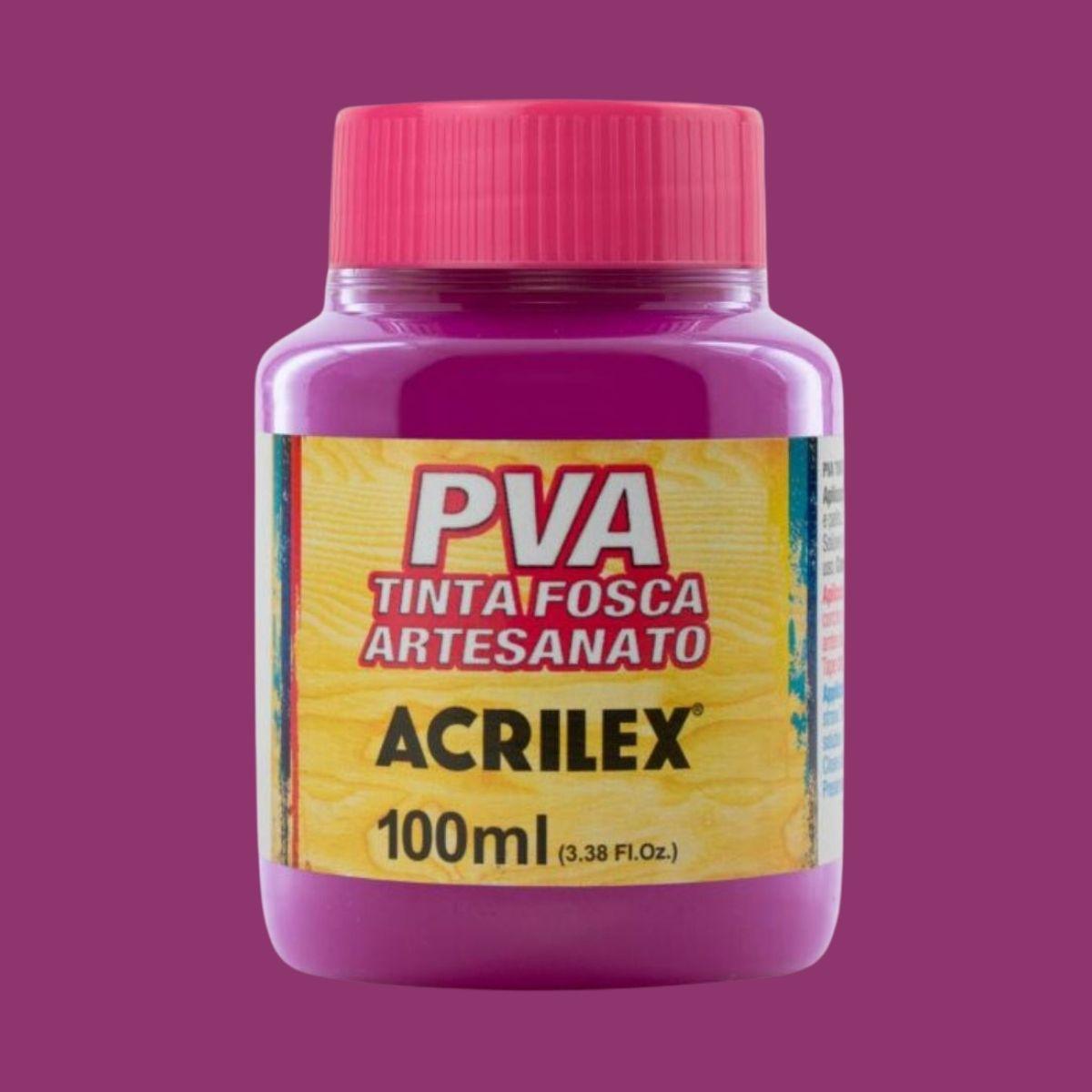 Tinta PVA Acrilex 100ml Fosca Artesanato - Palácio da Arte