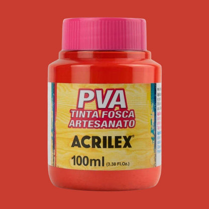 Tinta PVA Acrilex 100ml Fosca Artesanato - Palácio da Arte