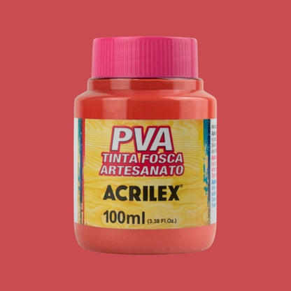 Tinta PVA Acrilex 100ml Fosca Artesanato - Palácio da Arte