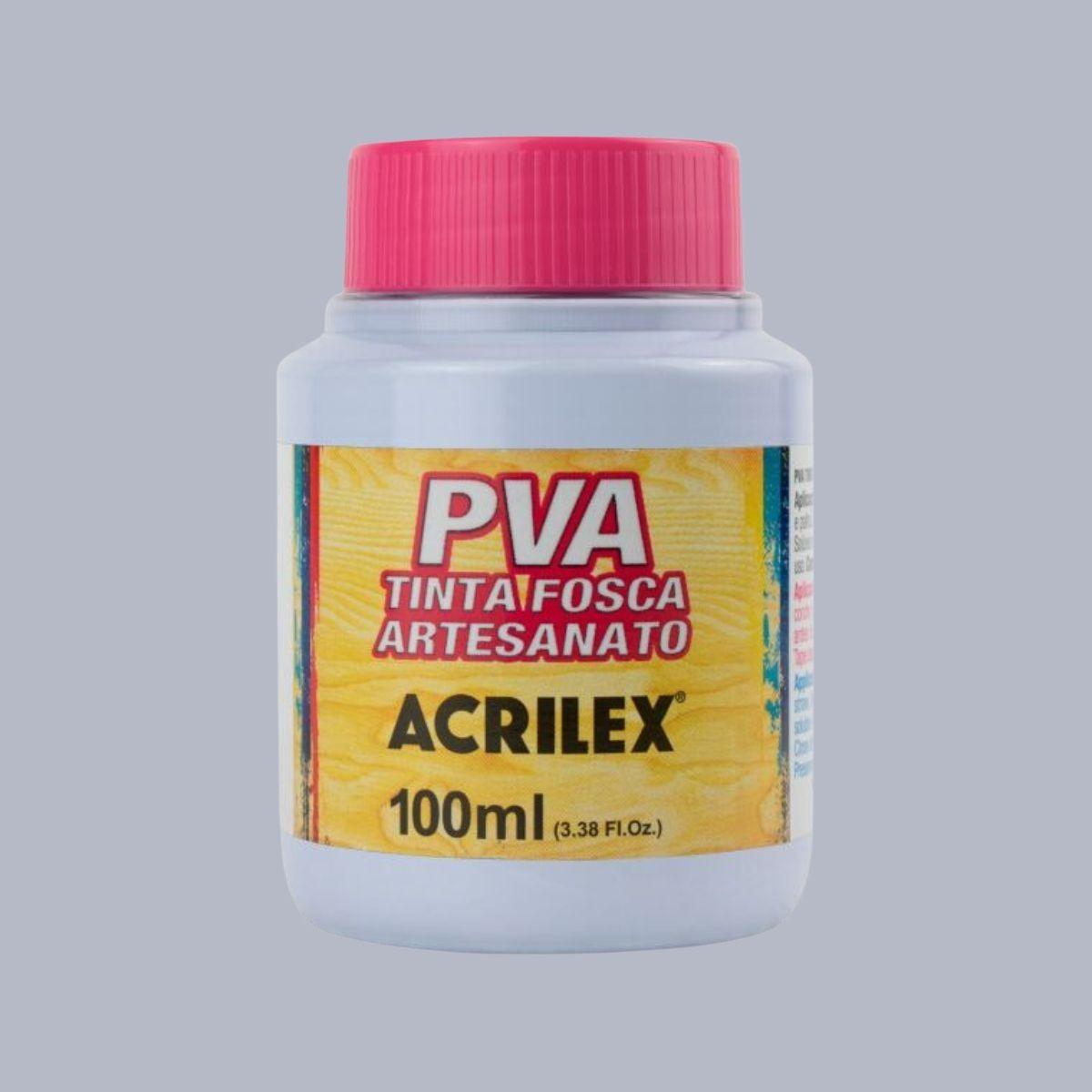 Tinta PVA Acrilex 100ml Fosca Artesanato - Palácio da Arte