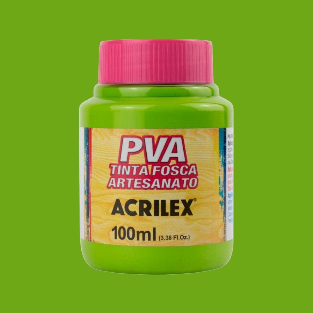 Tinta PVA Acrilex 100ml Fosca Artesanato - Palácio da Arte