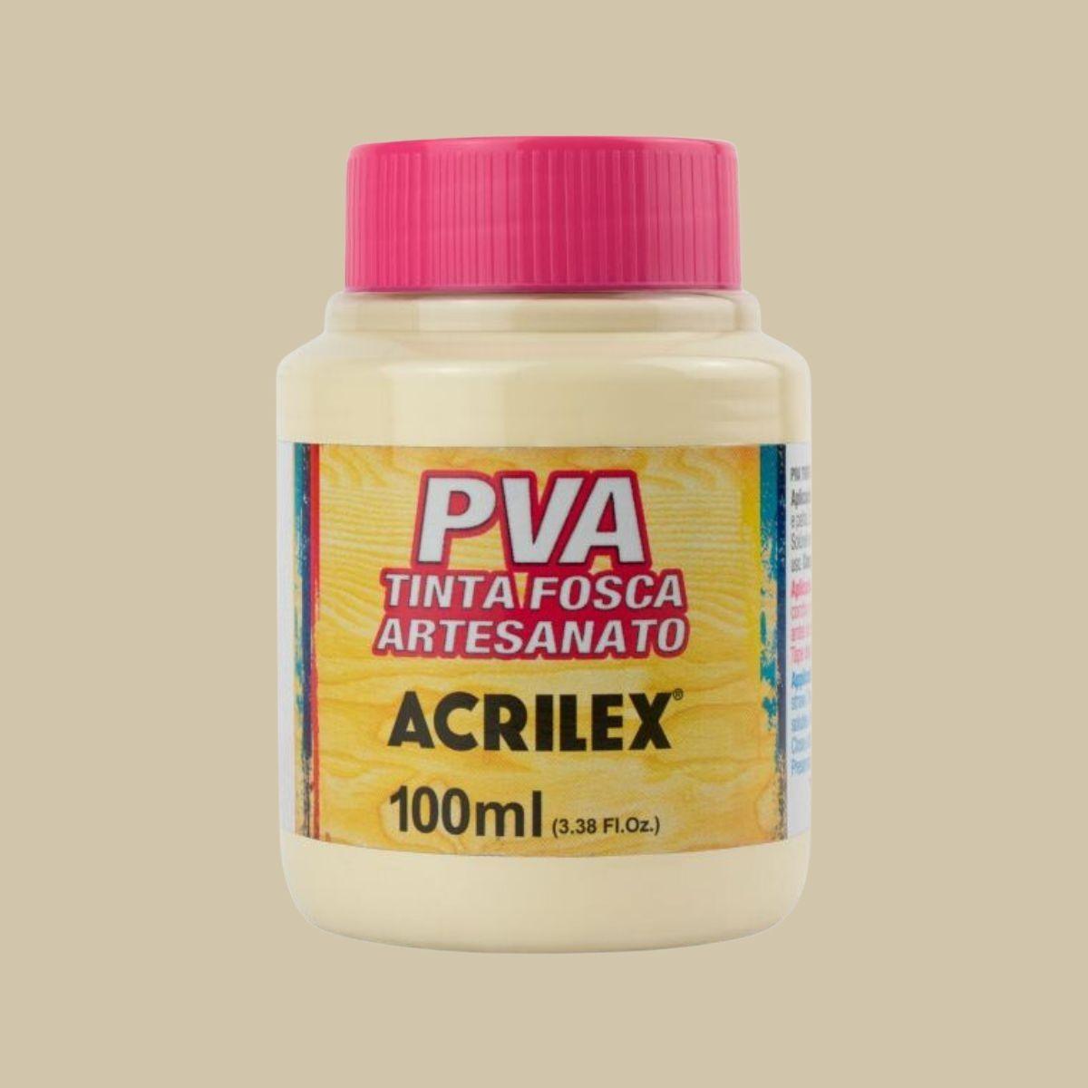 Tinta PVA Acrilex 100ml Fosca Artesanato - Palácio da Arte