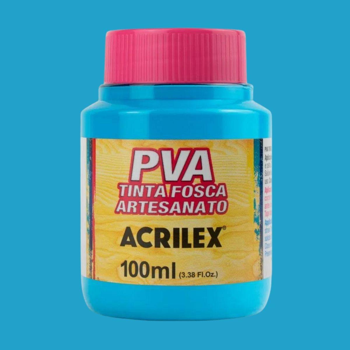 Tinta PVA Acrilex 100ml Fosca Artesanato - Palácio da Arte