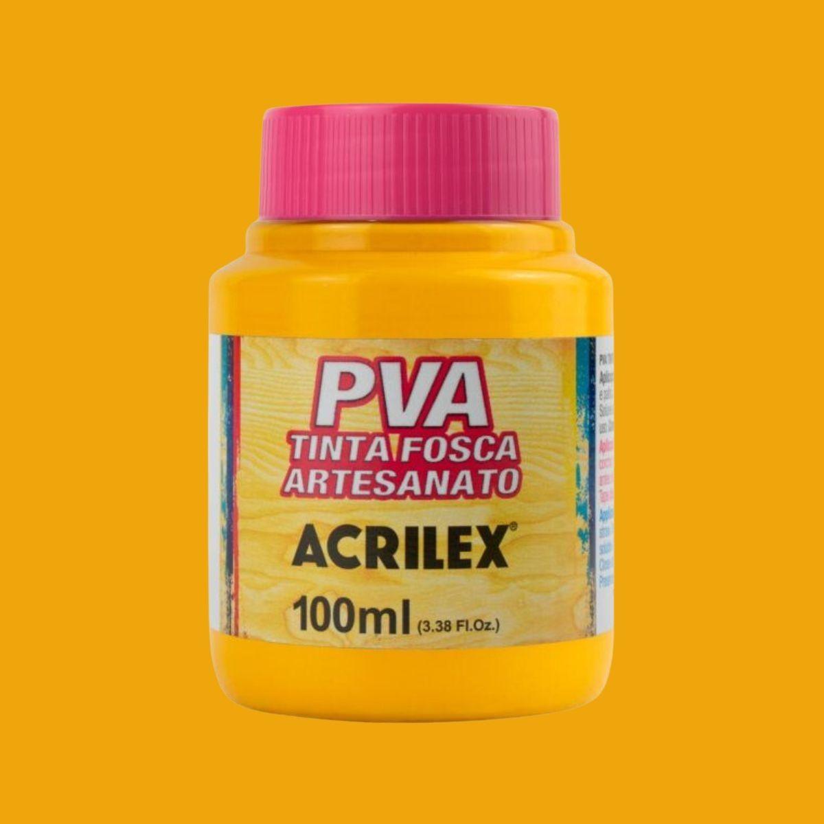 Tinta PVA Acrilex 100ml Fosca Artesanato - Palácio da Arte