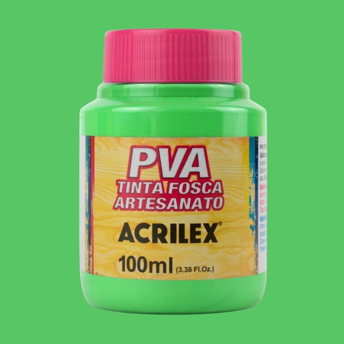 Tinta PVA Acrilex 100ml Fosca Artesanato - Palácio da Arte