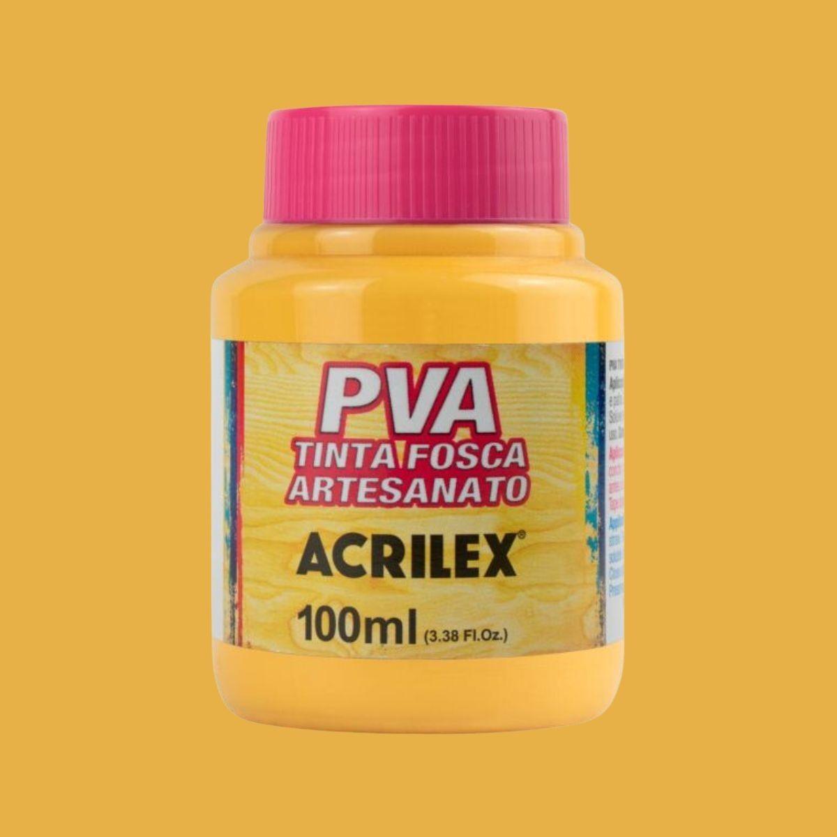Tinta PVA Acrilex 100ml Fosca Artesanato - Palácio da Arte